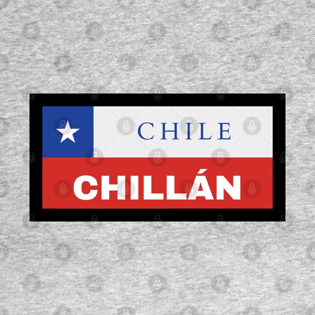 Chillán City in Chilean Flag by aybe7elf